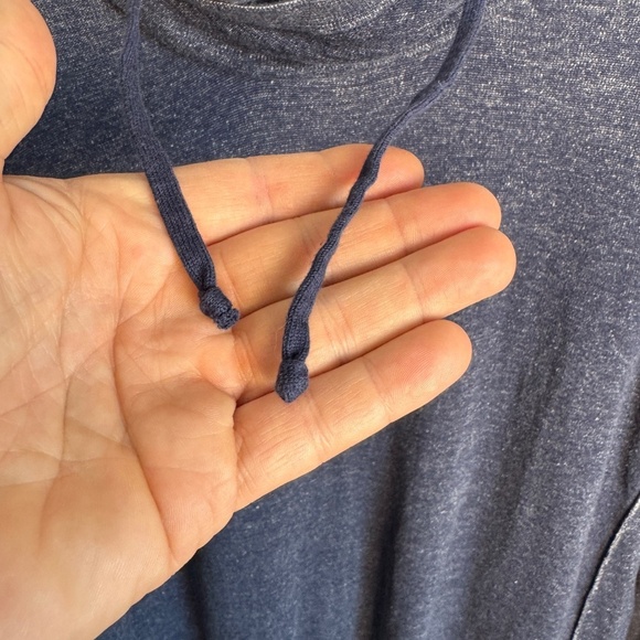 Buffalo David Bitton Women's Criss-Cross Mock Hoodie Sweatshirt Purple Large - Picture 6 of 16